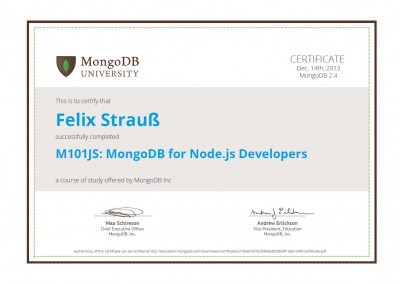 M101JS: MongoDB for Node.js Developers