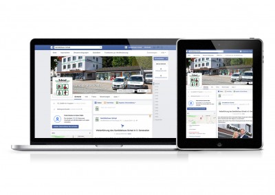 Facebook-Auftritt: Erstellung & Pflege für das Sanitätshaus Schad